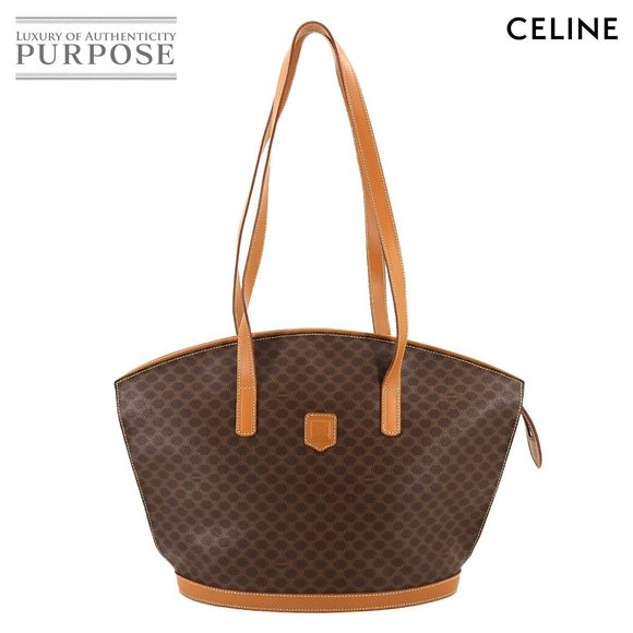 Celine Macadam bag brown tote leather - Picture 1 of 9